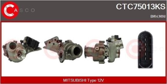 Turbolader CASCO CTC75013KS