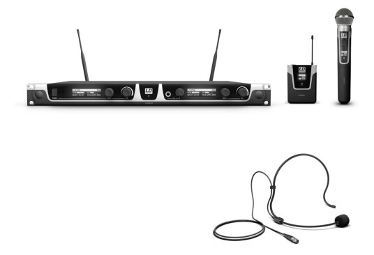 Ld Systems U506 Hbh 2 Trådløst System Hodebøylemik Og Dynamisk Håndholdt Mik