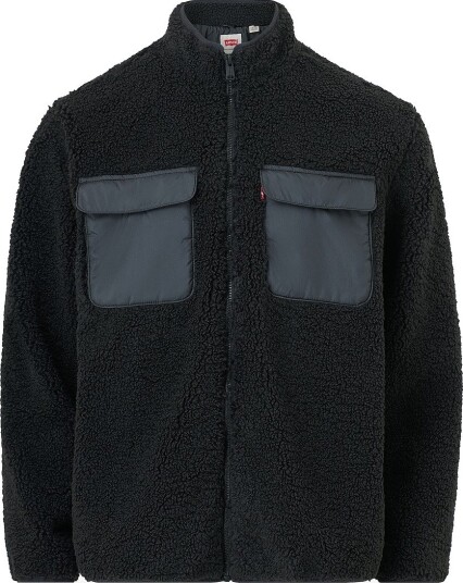 Levi's Teddyjakke Campo Sherpa Jacket Svart