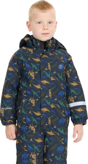 ZigZag Tower Printed Vinterdress Barn Navy 116