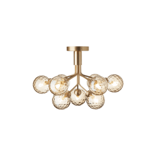 Nuura Apiales 9 ceiling messing/optic glass