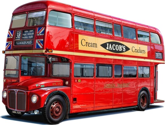 Revell London Buss Byggesett 1:24 Rød