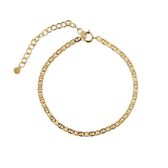 Stine A Jewelry Petit Link Bracelet Forgylt Sølv Sterling 925 15 20.5 cm Stine A Jewelry Petit Link Bracelet Forgylt Sølv Sterling 925 15 20.5 cm