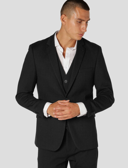 Clean Cut Copenhagen Milano Jersey Blazer Black 46 Clean Cut Copenhagen Milano Jersey Blazer Black 46