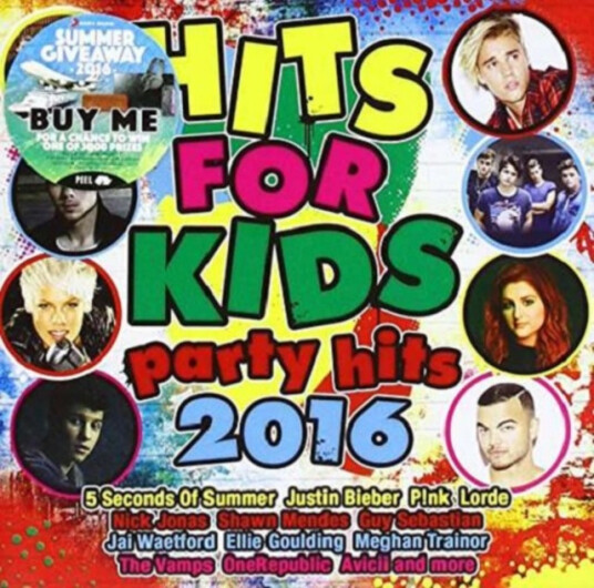 Diverse Artister  Hits For Kids: Party Hits 2016  CD