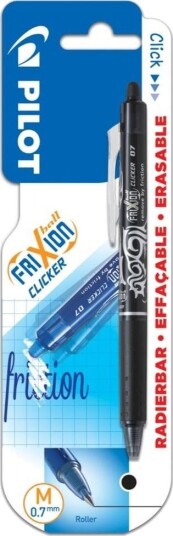 Frixion Clicker Kulepenn Svart 0,7 Pilot Frixion Clicker Kulepenn Svart 0,7 Pilot