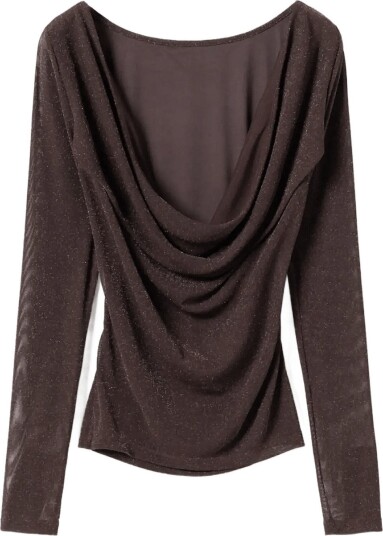Noella N Madaline Top CHOCOLATE XS