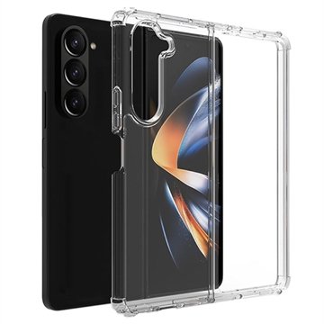 Samsung Galaxy Z Fold5 Shockproof Hybrid-deksel Gjennomsiktig