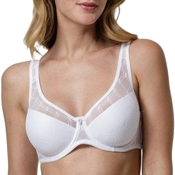 Abecita BH Rita Hayworth Wire Half Padded Bra Hvit polyamid B 80 Dame Abecita BH Rita Hayworth Wire Half Padded Bra Hvit polyamid B 80 Dame