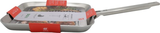 Zwilling 40996 024 0 Rektangulær Grillpanne Rustfritt Stål 200 °C Rustfritt Stål Induksjon Zwilling 40996 024 0 Rektangulær Grillpanne Rustfritt Stål 200 °C Rustfritt Stål Induksjon
