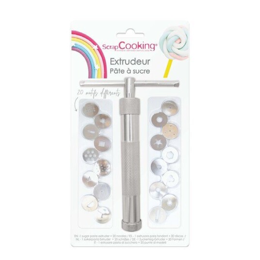 ScrapCooking Fondantpresse 17 cm aluminium ScrapCooking Fondantpresse 17 cm aluminium