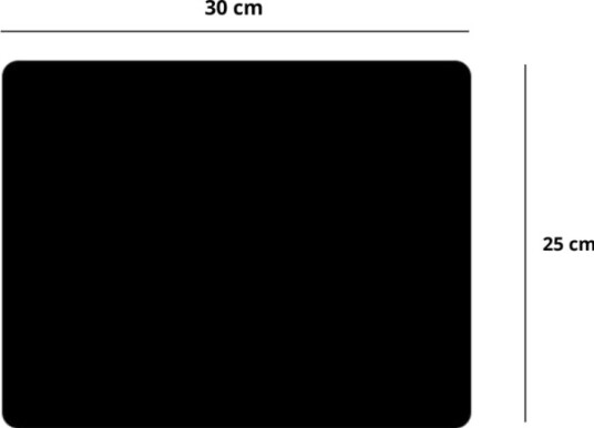 Lean Musematte Antiskli Svart 30x25 cm 20756 Lean Musematte Antiskli Svart 30x25 cm 20756