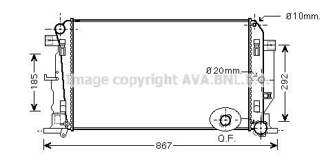 Radiator AVA Clever Choice MS2446 Radiator AVA Clever Choice MS2446