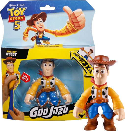 Goo Jit Zu Woody Figurer med Tøyelig Design Goo Jit Zu Woody Figurer med Tøyelig Design