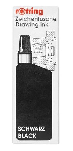 Rotring rOtring Isograph Bottled Liquid Ink Svart 23 ml Fountain Pen Ink Rotring rOtring Isograph Bottled Liquid Ink Svart 23 ml Fountain Pen Ink
