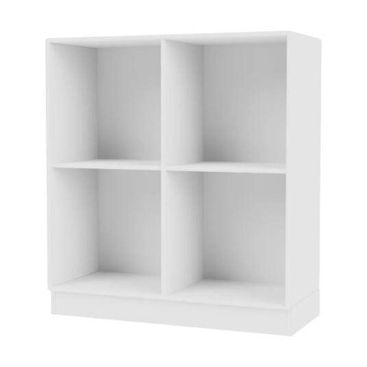 Montana SHOW hylle 69,6 x 69,6 cm, sokkel 7 cm 101 New white