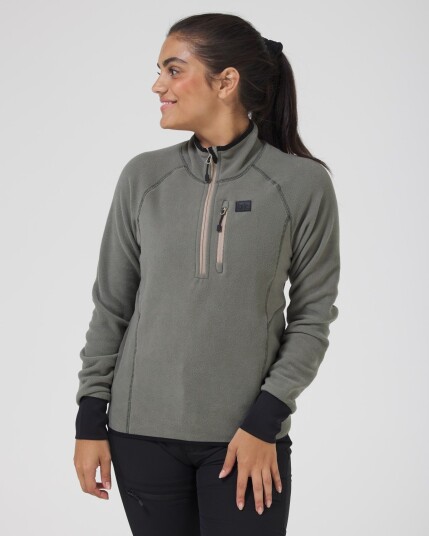 Outdoor & Essentials Vernon Micro Fleece Green - M