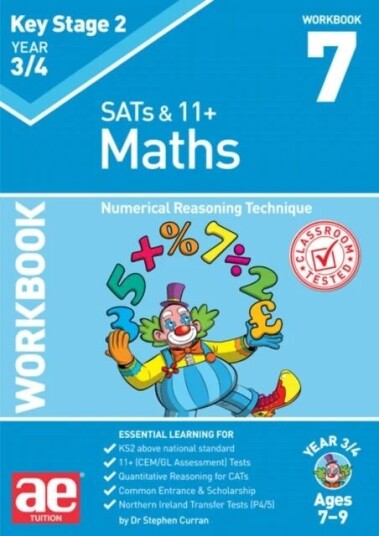 Ks2 Maths Year 3/4 Workbook 7 Av Dr Stephen C Curran, Katrina Mackay