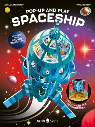 PopUp and Play Spaceship Unfold to Create Your Very Own 3D Spaceship!