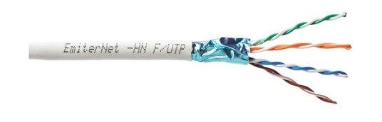 Net Ftp F/Utp Cat.5E 350Mhz Emitter Cable 4X2x24 Awg Wire Pvc