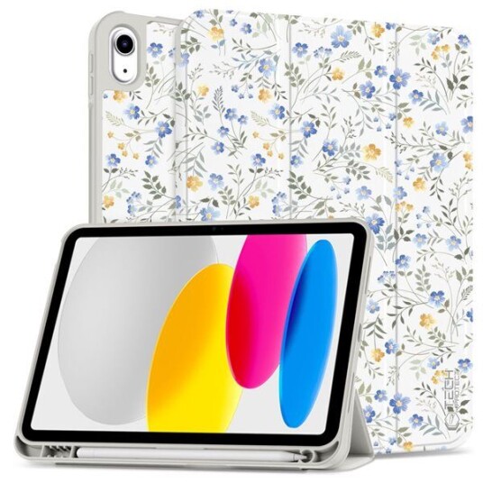 Tech-Protect SC Pen Etui for iPad 10.9" 2022  Daisies with Leaves