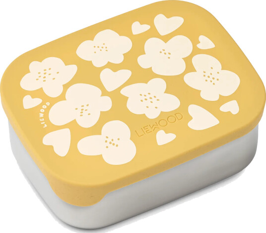 Liewood Arthur matboks 13,5x17 cm Flower lemon yellow Liewood Arthur matboks 13,5x17 cm Flower lemon yellow