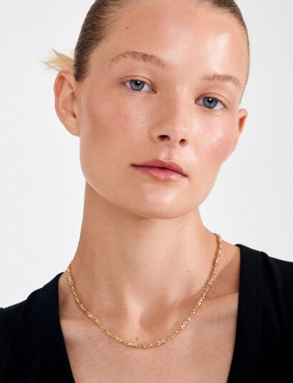 Pilgrim Nova Necklace Gold Plated   Gold   ONE SIZE