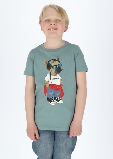Denim Factory San Diego Tee B Jr Sage Green 120 T-Shirts