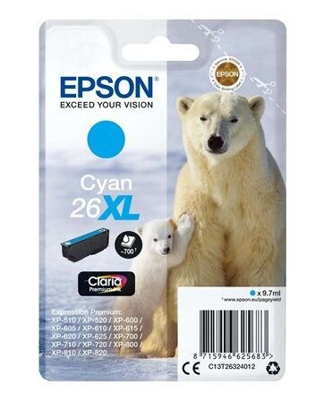 Epson 26XL - Blekkpatron Blå