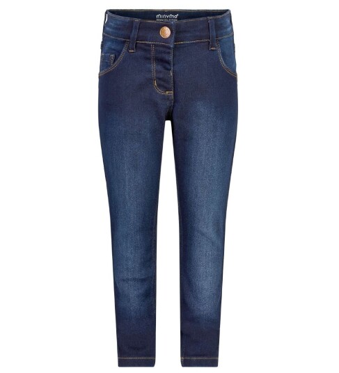 Minymo slim fit jeans til barn Dark Blue Denim