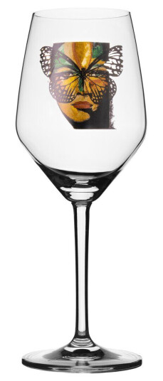 Carolina Gynning Golden Butterfly rosévinsglass 40 cl Clear