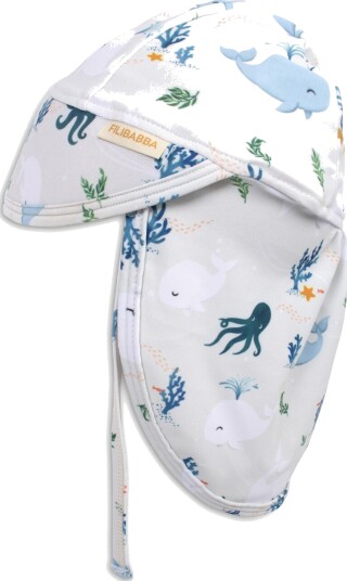 FILIBABBA Lykke UV Hatt Christian"s Whale Tales