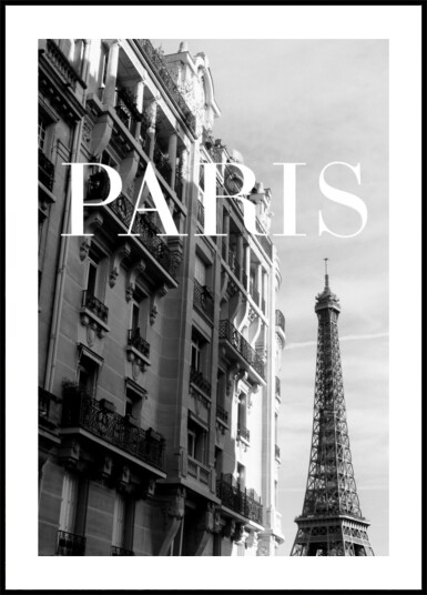 Classic Paris Architecture Plakat / 50x70