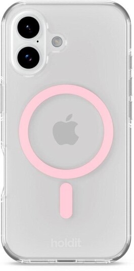 Holdit iPhone 17 MagSafe Case Transparent / Pink