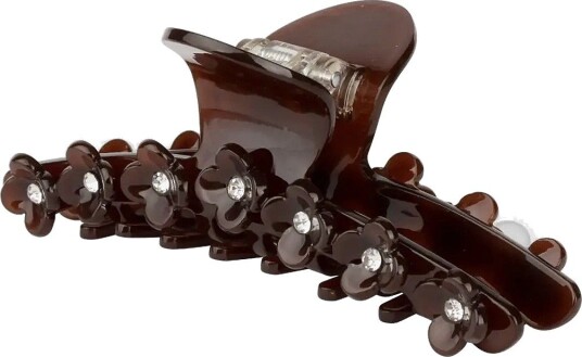 SUI AVA Bright Flower Clip - CHOCOLATE - MIDDLE