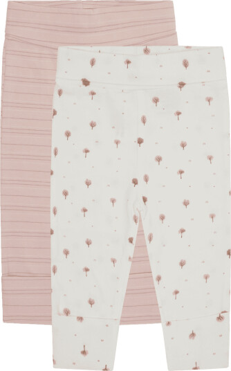 Hust And Claire Luca Leggings 2 Pak Peach Dust (74 / 9 mnd)