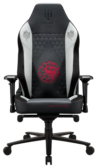Apollon Collector / House Of The Dragon Black seat + grey/red Apollon Collector / House Of The Dragon Black seat + grey/red