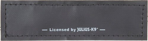 Julius-K9 BLANK LOGO Borrelåsmerke svart (S)