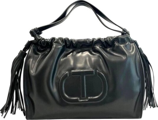Twinset Dame Vesker Svart ONE SIZE,