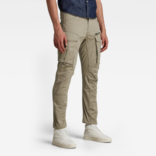 G-Star RAW Rovic Zip 3D Straight Tapered Pant - Beige - Men 34-38 Beige male G-Star RAW Rovic Zip 3D Straight Tapered Pant - Beige - Men 34-38 Beige male