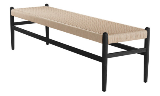 Jotex JOKKFALL benk 160 cm Matt svart 1684305-02-66 1581851-01-0 Jotex JOKKFALL benk 160 cm Matt svart 1684305-02-66 1581851-01-0