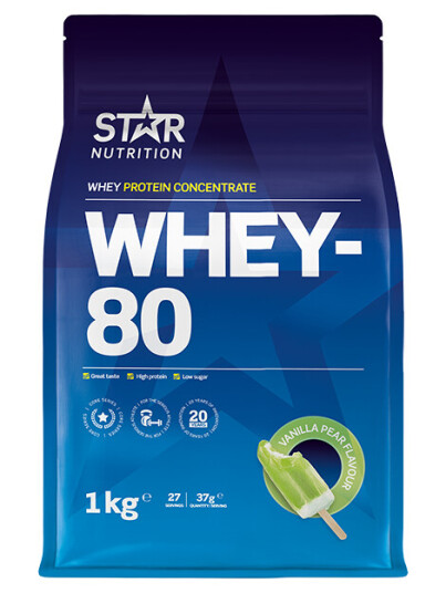 Whey-80 Myseprotein 1 kg