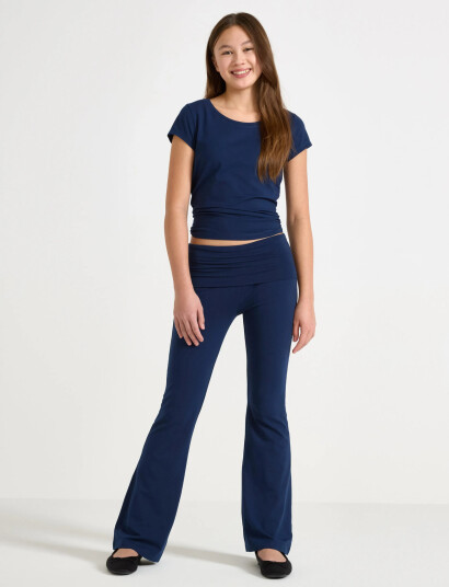Lindex Trousers Yoga Navy 128