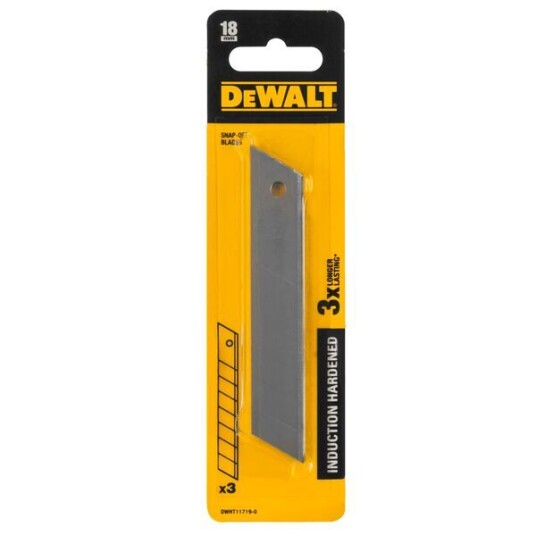 DeWalt DWHT11719-0 Brytebladkniv Induksjonsherdet 18mm