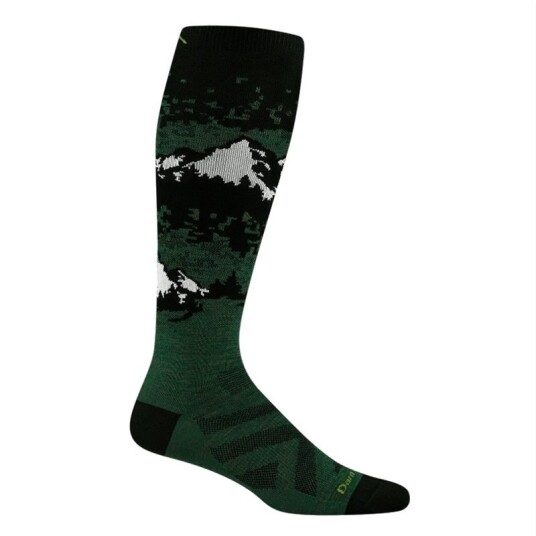 Darn Tough Cold Smoke OTC Lightweight Moss