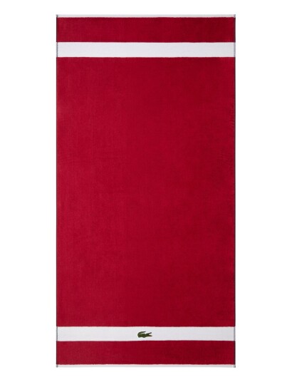 Lacoste Home Lcasual Bath Towel - Red - 70X140CM
