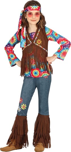 Fiestas Guirca 60-talls Hippie Barn Kostyme X-Small 83541