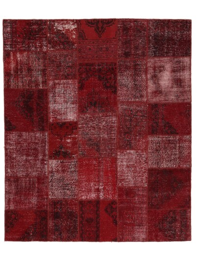 Håndknyttet. Opphav: Turkey Patchwork Teppe 252x305