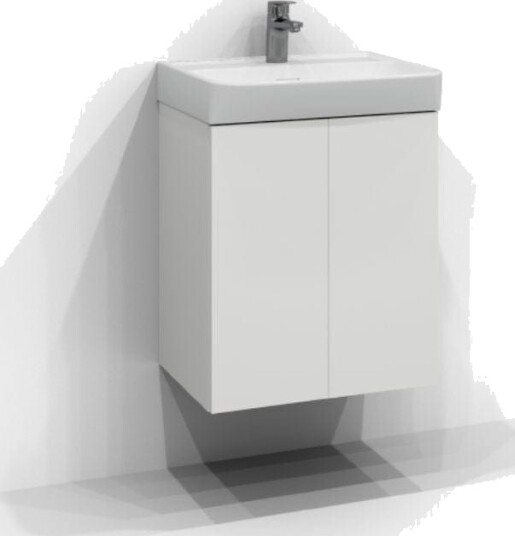 Svedbergs Bloc Servantskap D35 med 2 Dører Hvit / 50cm