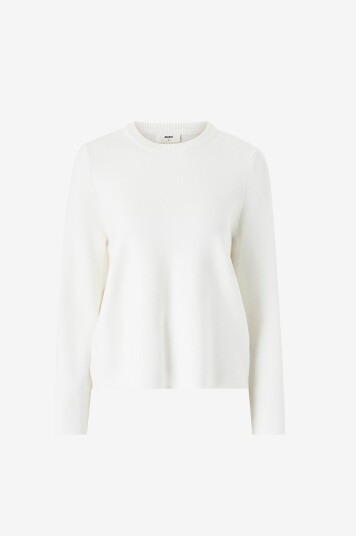 Object - Genser objReynard Square Sleeve O-neck - Hvit Object - Genser objReynard Square Sleeve O-neck - Hvit